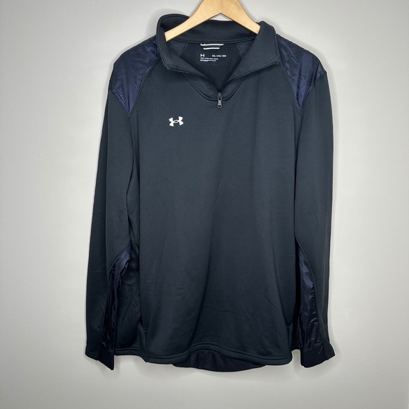 Under Armour Women's Command Warm Up‎ Pullover 3XL Black Long Sleeve Loose Fit - Picture 2 of 8